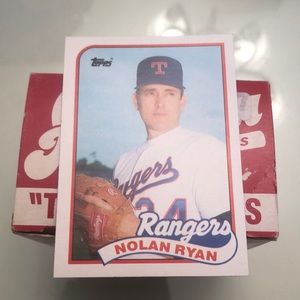 Nolan Ryan 1989 Topps Card